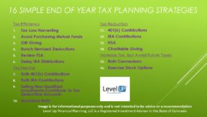 Year End Tax Planning Tips