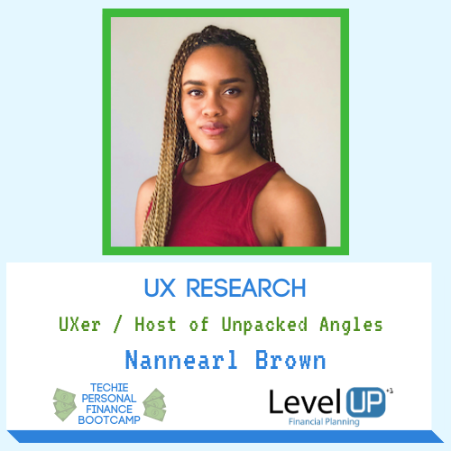 user experience researcher nannearl brown