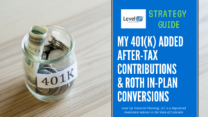 roth in plan conversions and after tax contributions